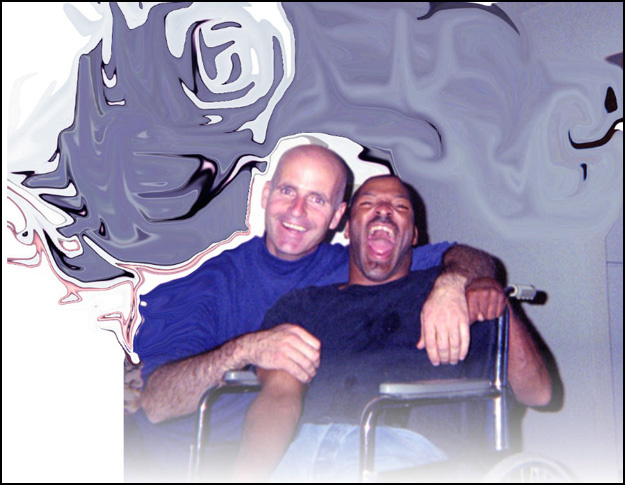 Me and fellow Irishman O'Patrick / Photo by Janice Newman :  : Welcome to Rodney Central!!!!